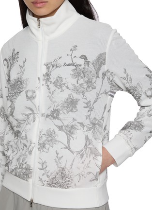  - SOUTHCAPE - Blossom Mesh Zip Up Jumper