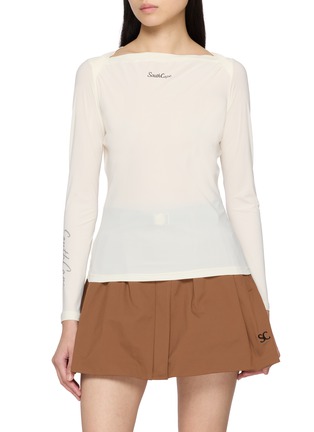 Main View - Click To Enlarge - SOUTHCAPE - Boat Neck Base Layer Top