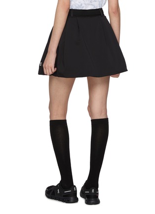 Back View - Click To Enlarge - SOUTHCAPE - Two-way Belted Pleated Skirt