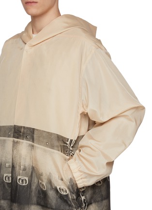  - RICK OWENS  - Urinal Printed Temple Tour Nylon Canvas Jacket