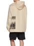 Back View - Click To Enlarge - RICK OWENS  - Urinal Printed Temple Tour Nylon Canvas Jacket