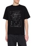Main View - Click To Enlarge - RICK OWENS  - Astrology Print T-Shirt