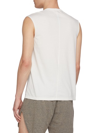 Back View - Click To Enlarge - RICK OWENS  - Astrology Printed Cotton Tank Top