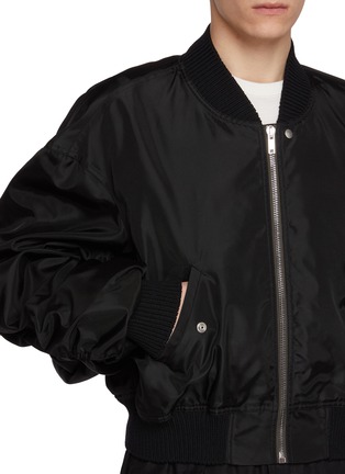  - RICK OWENS  - Secchia Flight Nylon Canvas Bomber Jacket