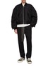 Figure View - Click To Enlarge - RICK OWENS  - Secchia Flight Nylon Canvas Bomber Jacket