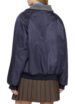 Back View - Click To Enlarge - MIU MIU - Reversibile Zip Up Jacket