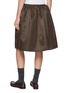 Back View - Click To Enlarge - MIU MIU - Technical Gazar Midi Skirt