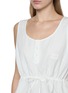  - MIU MIU - Sleeveless Fiammato Drawstring Top