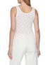 Back View - Click To Enlarge - MIU MIU - Ribbed Floral Cotton Jersey Tank Top