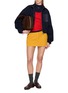 Figure View - Click To Enlarge - MIU MIU - Rib Knit Mini Skirt