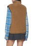 Back View - Click To Enlarge - MIU MIU - Teddy Wool Down Vest