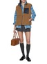 Figure View - Click To Enlarge - MIU MIU - Teddy Wool Down Vest