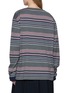 Back View - Click To Enlarge - MIU MIU - Long Sleeve Striped Jersey Top