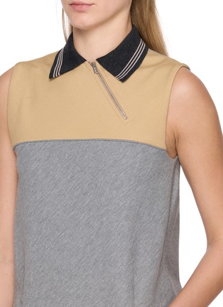  - MIU MIU - Sleeveless Bicolour Polo Mini Dress