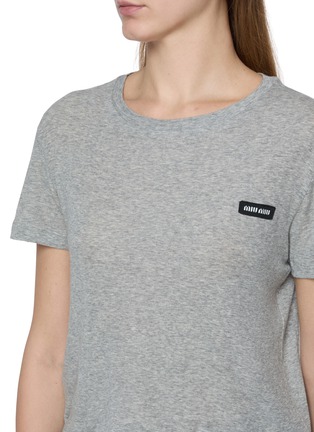  - MIU MIU - Cotton Jersey T-Shirt