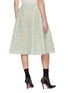 Back View - Click To Enlarge - PRADA - Floral Print Knee Length A-Line Skirt