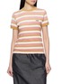 Main View - Click To Enlarge - PRADA - Striped Crewneck Cotton T-Shirt