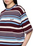  - PRADA - Striped Crewneck Cotton T-Shirt