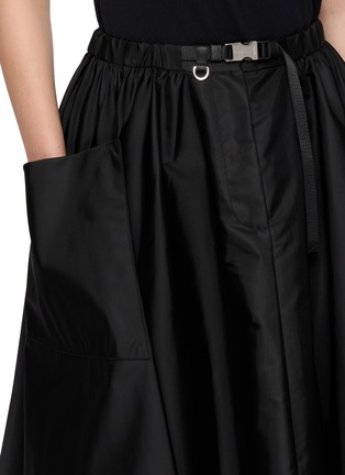  - PRADA - Belted Knee Length Skirt