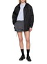 Figure View - Click To Enlarge - PRADA - Zip Up Belted Windbreaker Jacket