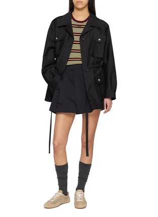 Figure View - Click To Enlarge - PRADA - Four Pocket Utility Jacket