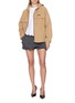Figure View - Click To Enlarge - PRADA - Zip Up Hooded Jacket