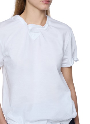  - PRADA - Twisted Cotton T-Shirt