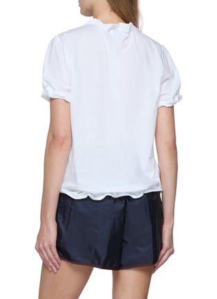 Back View - Click To Enlarge - PRADA - Twisted Cotton T-Shirt