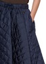  - PRADA - Quilted Pleated Midi Skirt