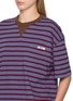  - PRADA - Oversized Striped Cotton Jersey T-Shirt