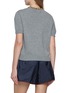 Back View - Click To Enlarge - PRADA - Short Sleeve Wool Cashmere Knit Top