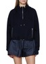 PRADA Half Zip Wool Cashmere Hoodie