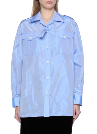 Main View - Click To Enlarge - PRADA - Long Sleeve Shirt