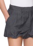  - PRADA - Pleated Sculpted Wool Shorts