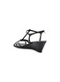  - PRADA - 55 Patent Leather Wedge Sandals