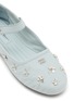 Detail View - Click To Enlarge - MIU MIU - Embroidered Drill Mary Jane Flats