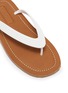 Detail View - Click To Enlarge - MIU MIU - Logo Embossed Flip Flops