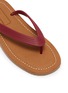 Detail View - Click To Enlarge - MIU MIU - Logo Embossed Flip Flops