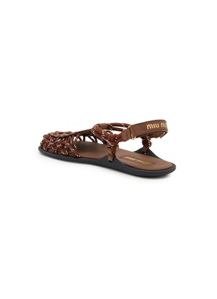  - MIU MIU - Fisherman Cord Leather Sandals