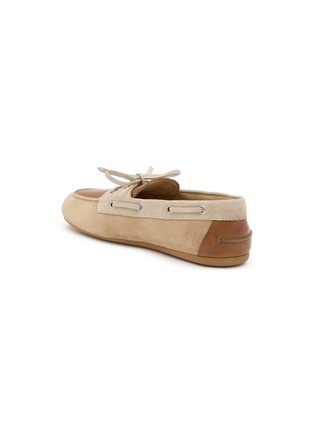  - MIU MIU - Suede Leather Deck Shoes