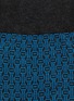 Detail View - Click To Enlarge - PANTHERELLA - Berkeley Mini Geometric Jacquard Cotton Blend Short Anklet Socks