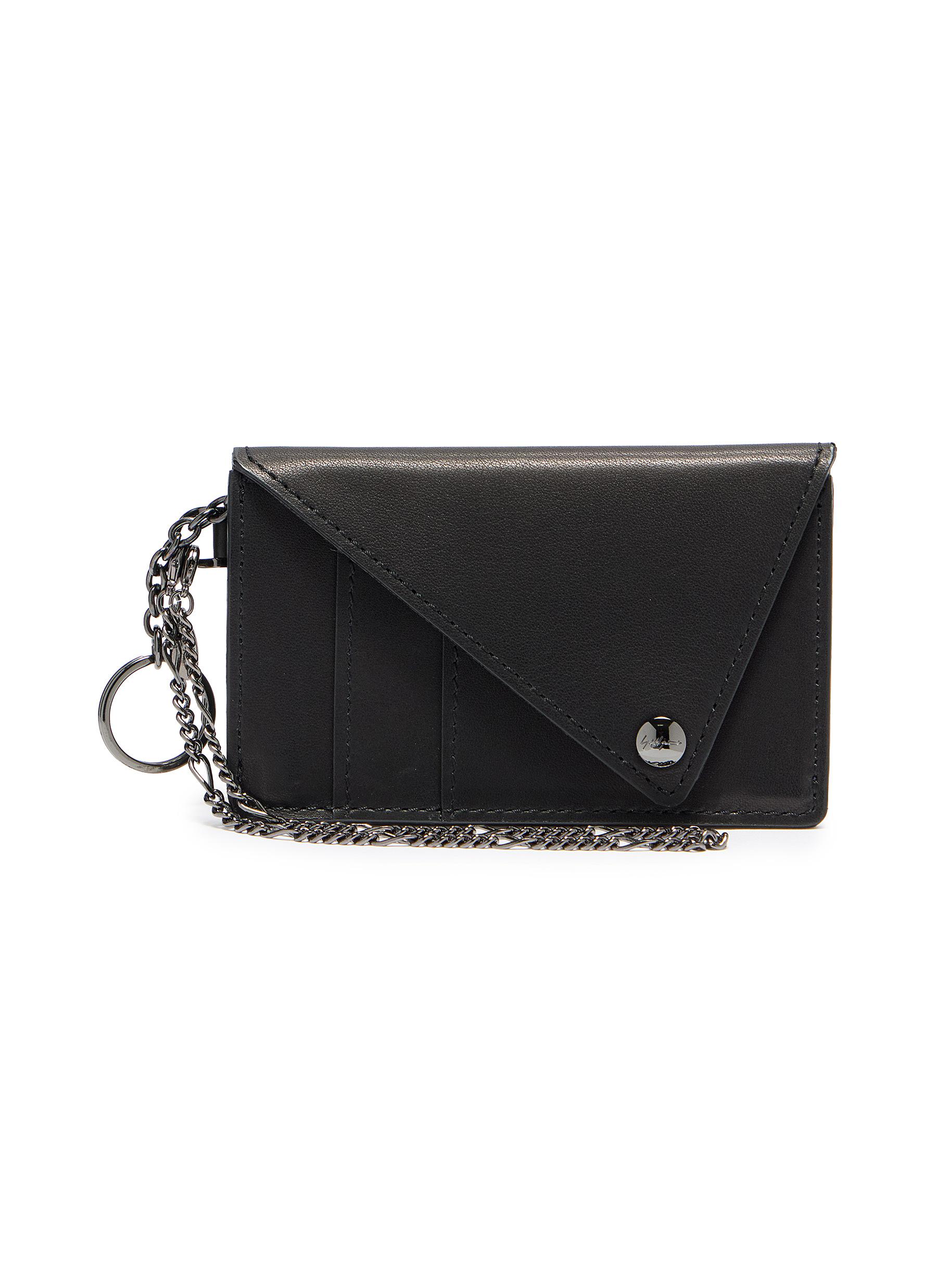 DISCORD YOHJI YAMAMOTO | Triangle Flap Leather Wallet | Men | Lane