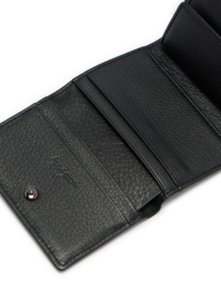 Detail View - Click To Enlarge - DISCORD YOHJI YAMAMOTO - Trifold Leather Wallet