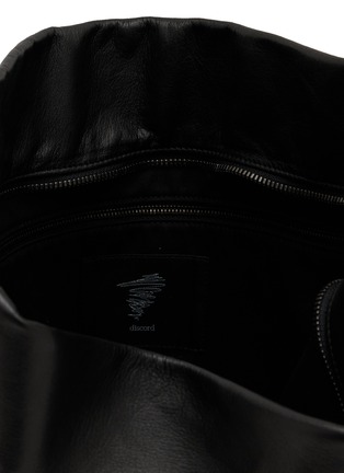 Detail View - Click To Enlarge - DISCORD YOHJI YAMAMOTO - Unevenness Leather Tote