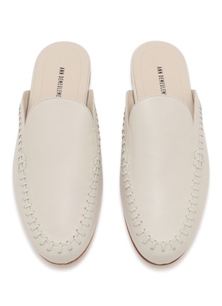 Detail View - Click To Enlarge - ANN DEMEULEMEESTER - Sika Lace Up Leather Slippers