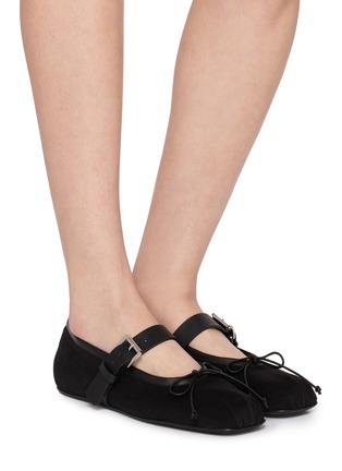 Figure View - Click To Enlarge - ANN DEMEULEMEESTER - Zoey Denim Ballerinas