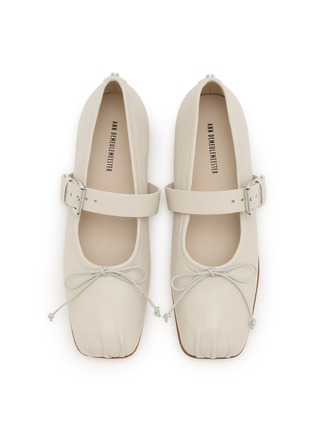 Detail View - Click To Enlarge - ANN DEMEULEMEESTER - Zoey Leather Ballerinas