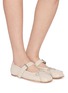 Figure View - Click To Enlarge - ANN DEMEULEMEESTER - Zoey Leather Ballerinas