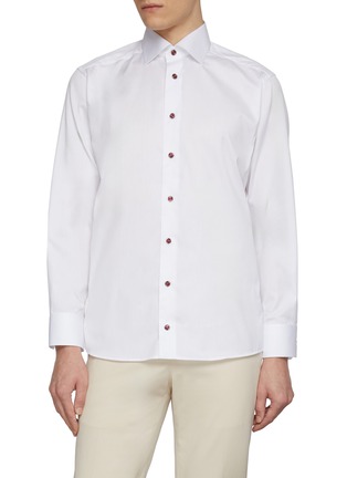 Main View - Click To Enlarge - ETON  - Signature Cotton Twill Shirt