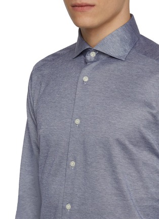  - ETON  - Filo di Scozia Knit Cotton Jersey Shirt